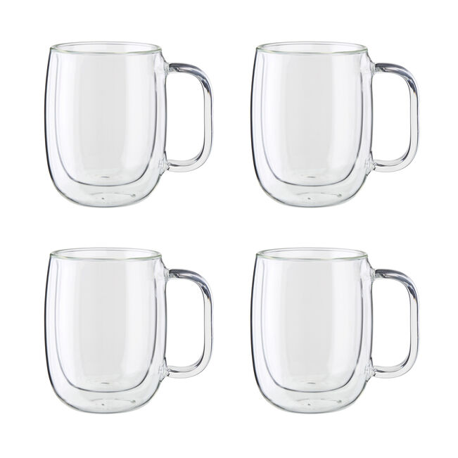 Sorrento Plus Double Wall Coffee Mug - Set of 4