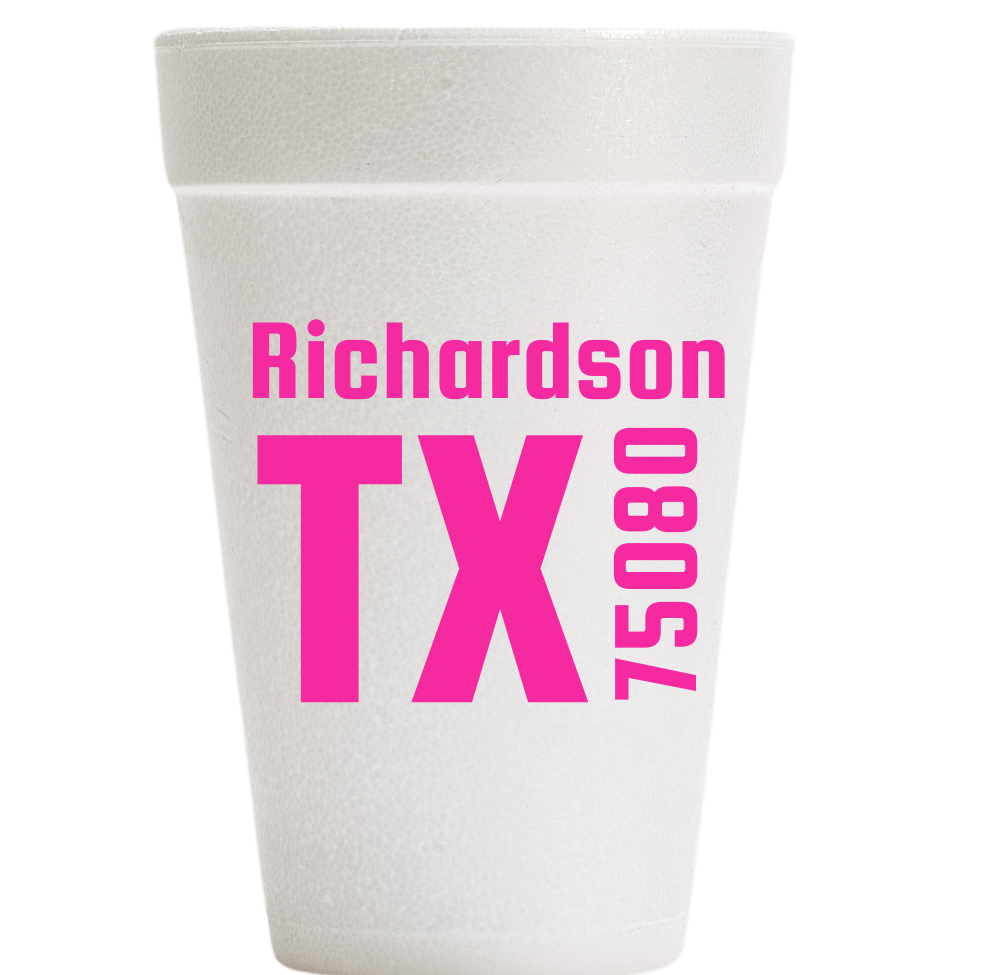 Zip Code Cups
