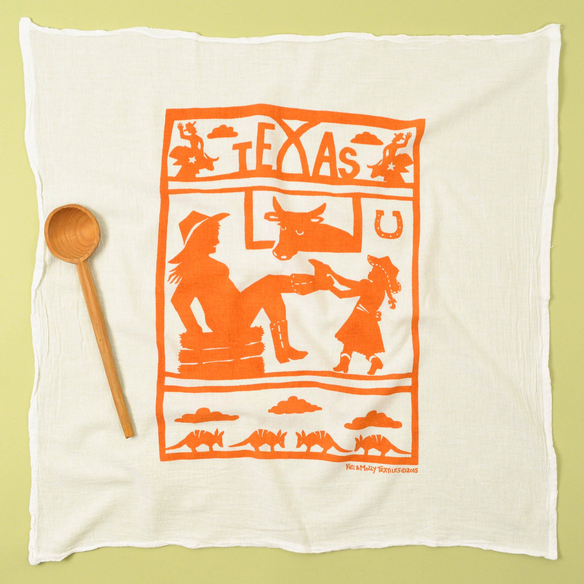 Flour Sack Dish Towel - Texas