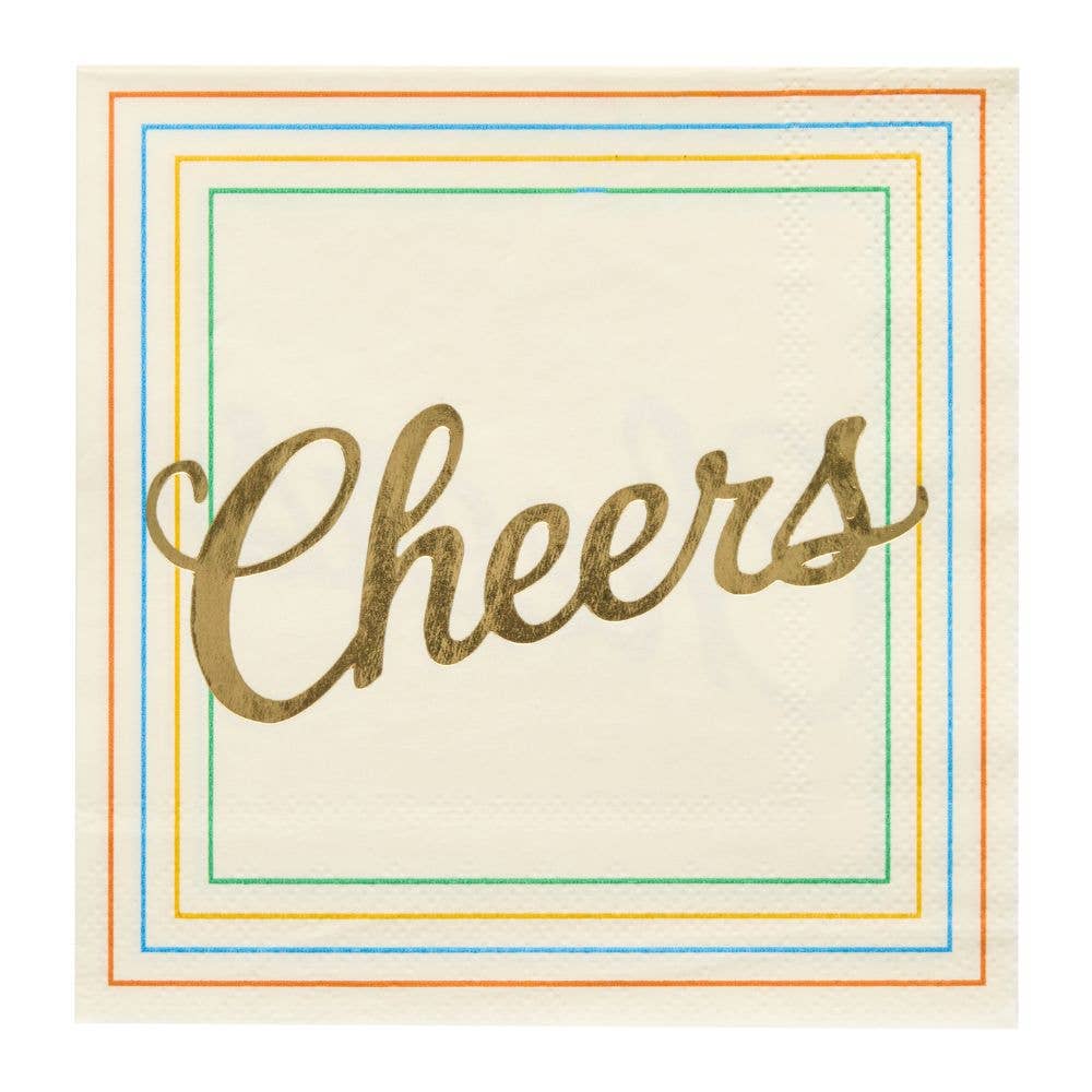 Sophistiplate - 'Cheers' Cocktail Napkins/26pk