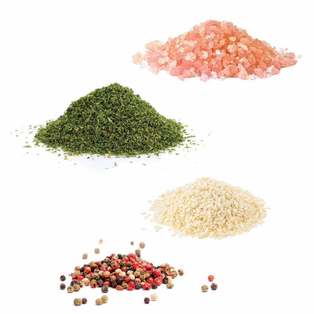 HIC - Harold Import Co. - Adjustable Glass Spice, Salt and Pepper Grinder