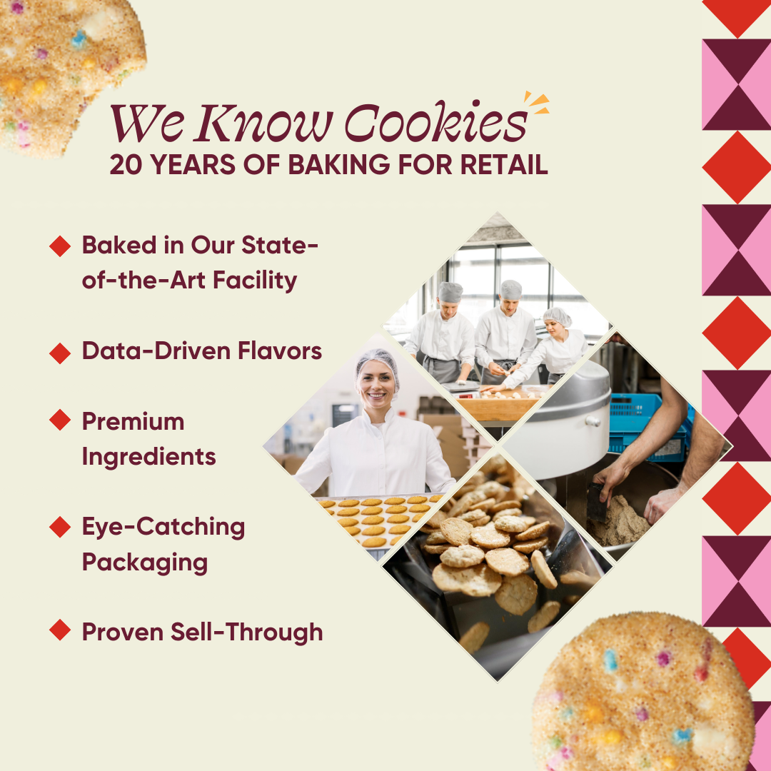 Birthday Cake Cookies | Premium Snacks | 12 pack | 5oz
