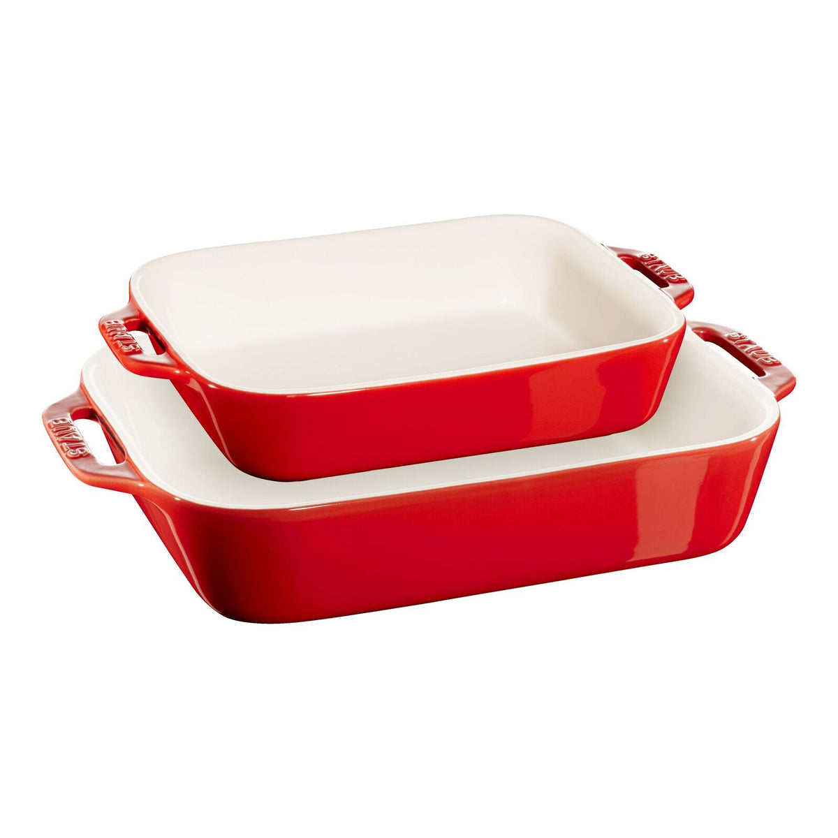 Staub 2-pc, Ceramic Rectangular Baking Dish Set