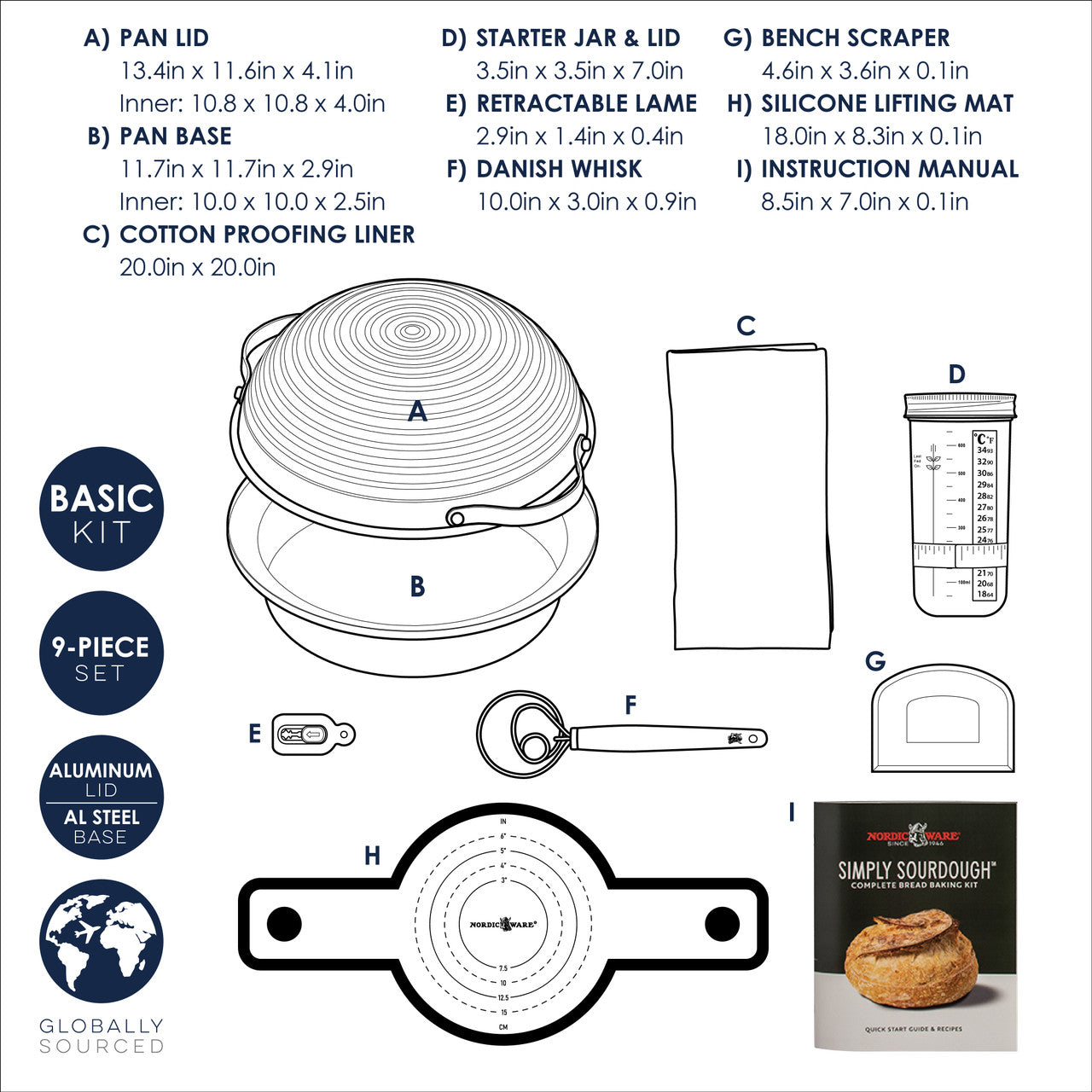 Simply Sourdough Complete Bread Making Kit