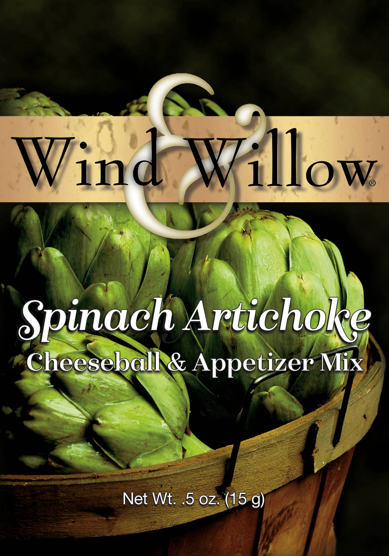 Wind & Willow - Spinach Artichoke (cs 12) - Savory Cheeseball Mixes