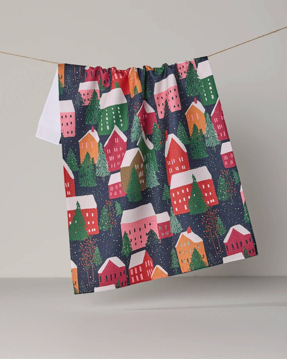 Alpine Village Tea Towel - Holiday 2026