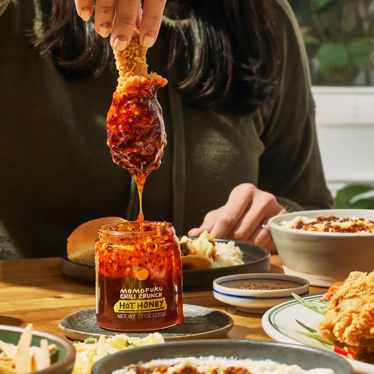 Momofuku - Chili Crunch Hot Honey | Spicy Honey | Condiment |  Gift