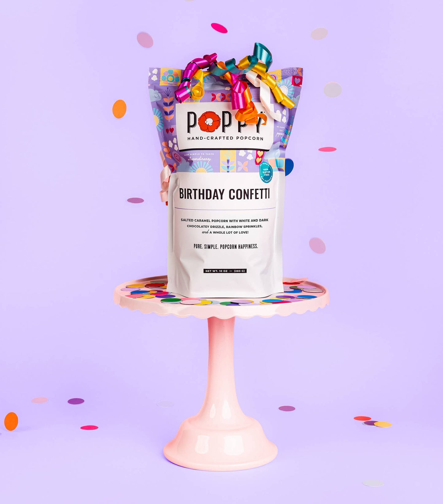 Poppy Hand-Crafted Popcorn - Birthday Confetti Popcorn