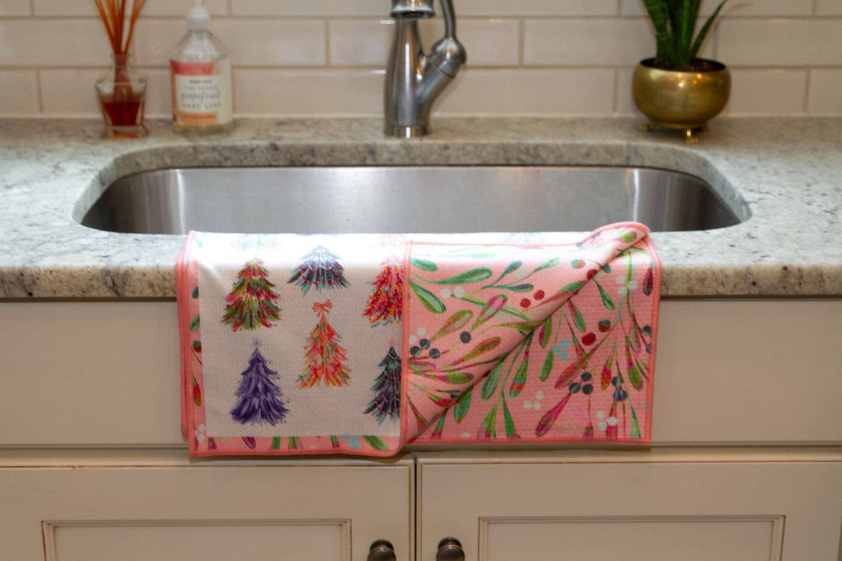 KEVA - Spruce & Berries Double Sided Tea Towel