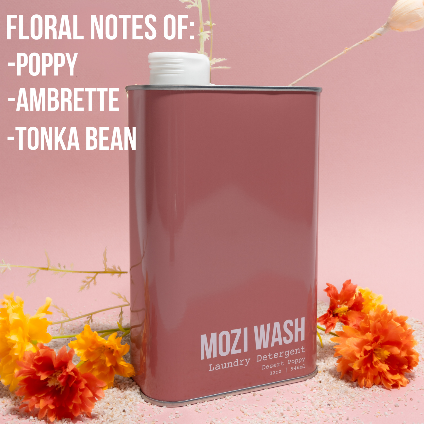 Mozi Wash - Desert Poppy Laundry Detergent
