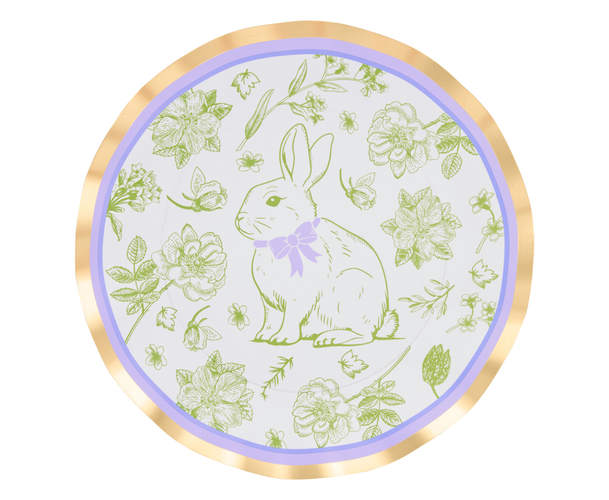 Easter Toile Dinner Plates/8pk