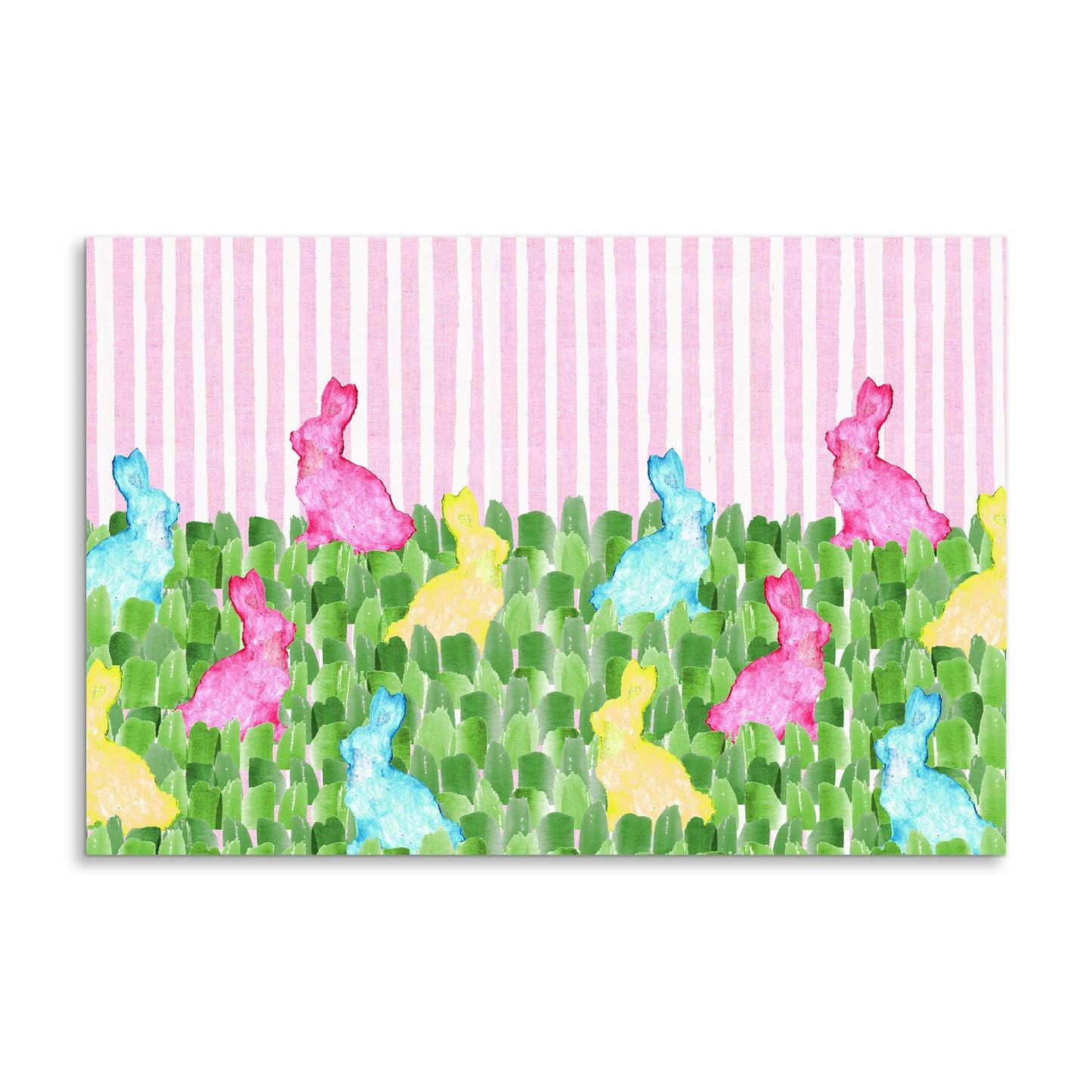 French Graffiti - Colorful Bunnies Paper Placemats