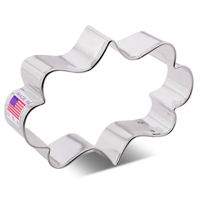 Ann Clark - Long Fancy Plaque Cookie Cutter. (Bag of 1 Dozen)