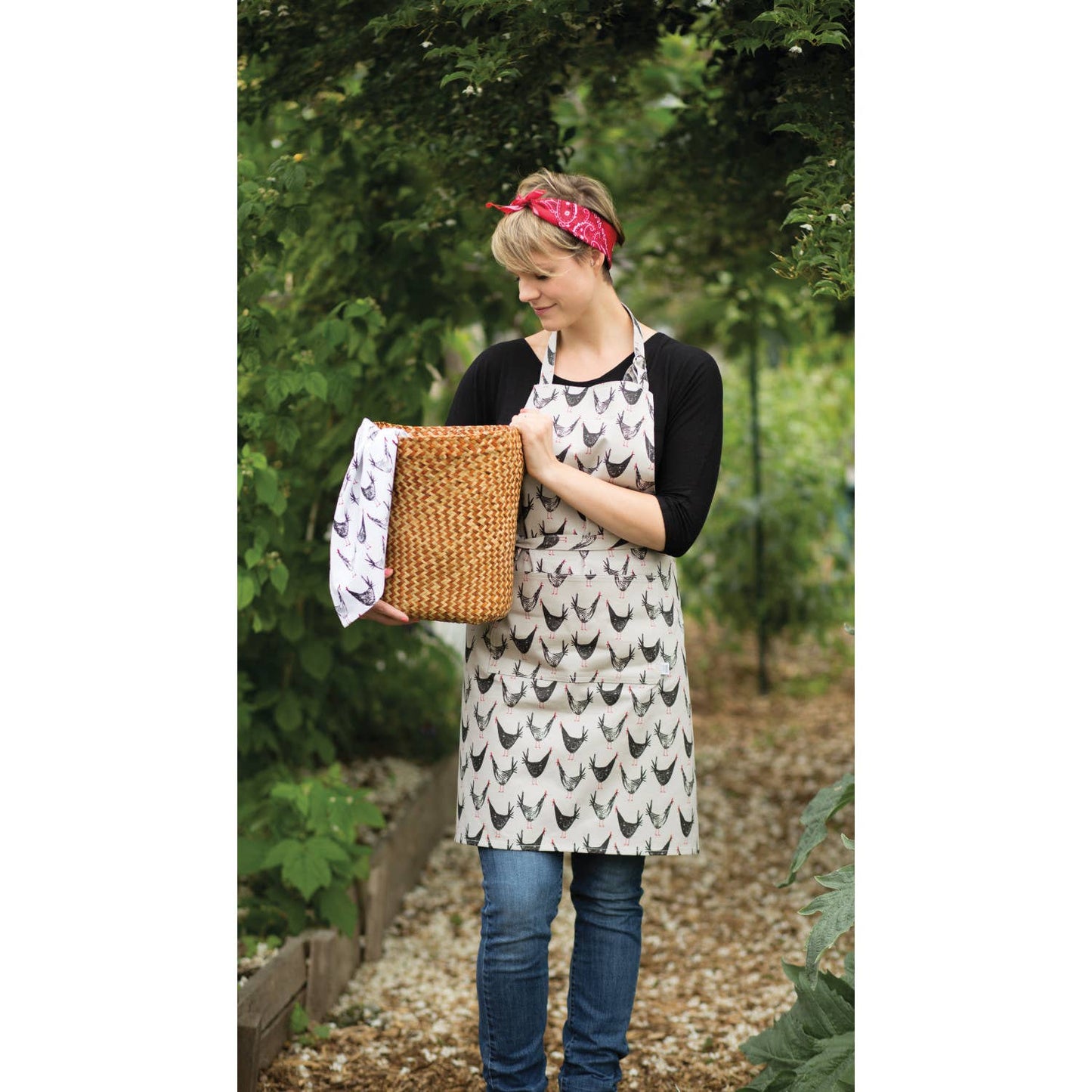 Now Designs by Danica - Chicken Scratch Chef Apron