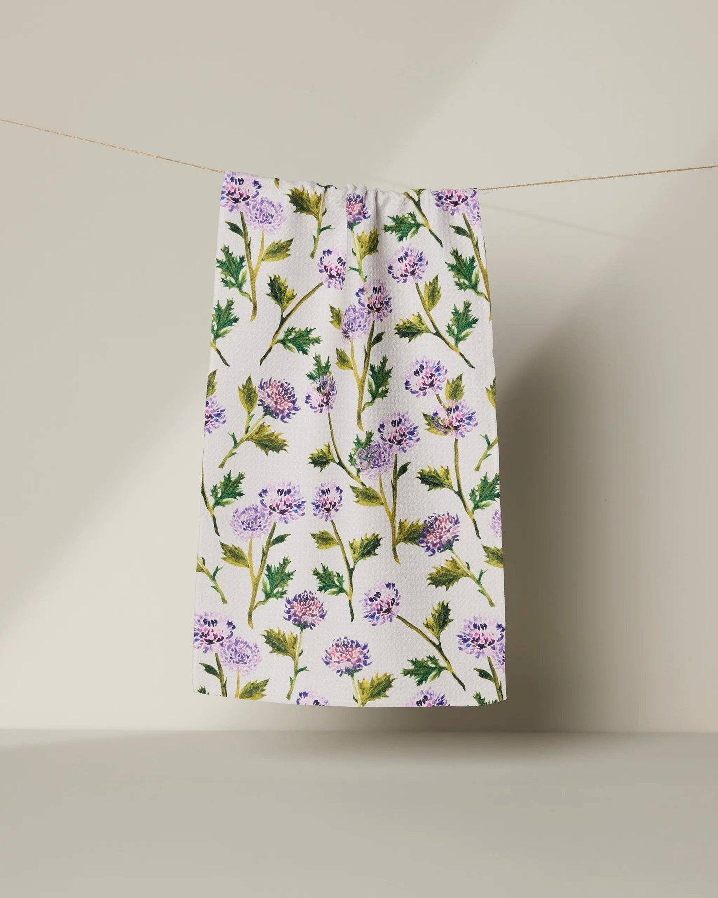 Geometry - Blooming Thistle Bar Towel