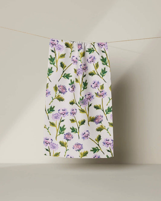 Geometry - Blooming Thistle Bar Towel