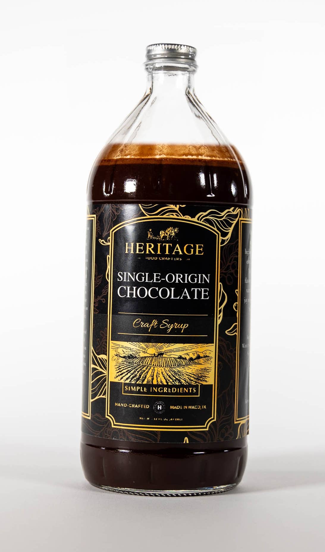 Heritage Food Crafters - Specialty Coffee and Beverage Syrup - Single Origin Chocolate 32oz
