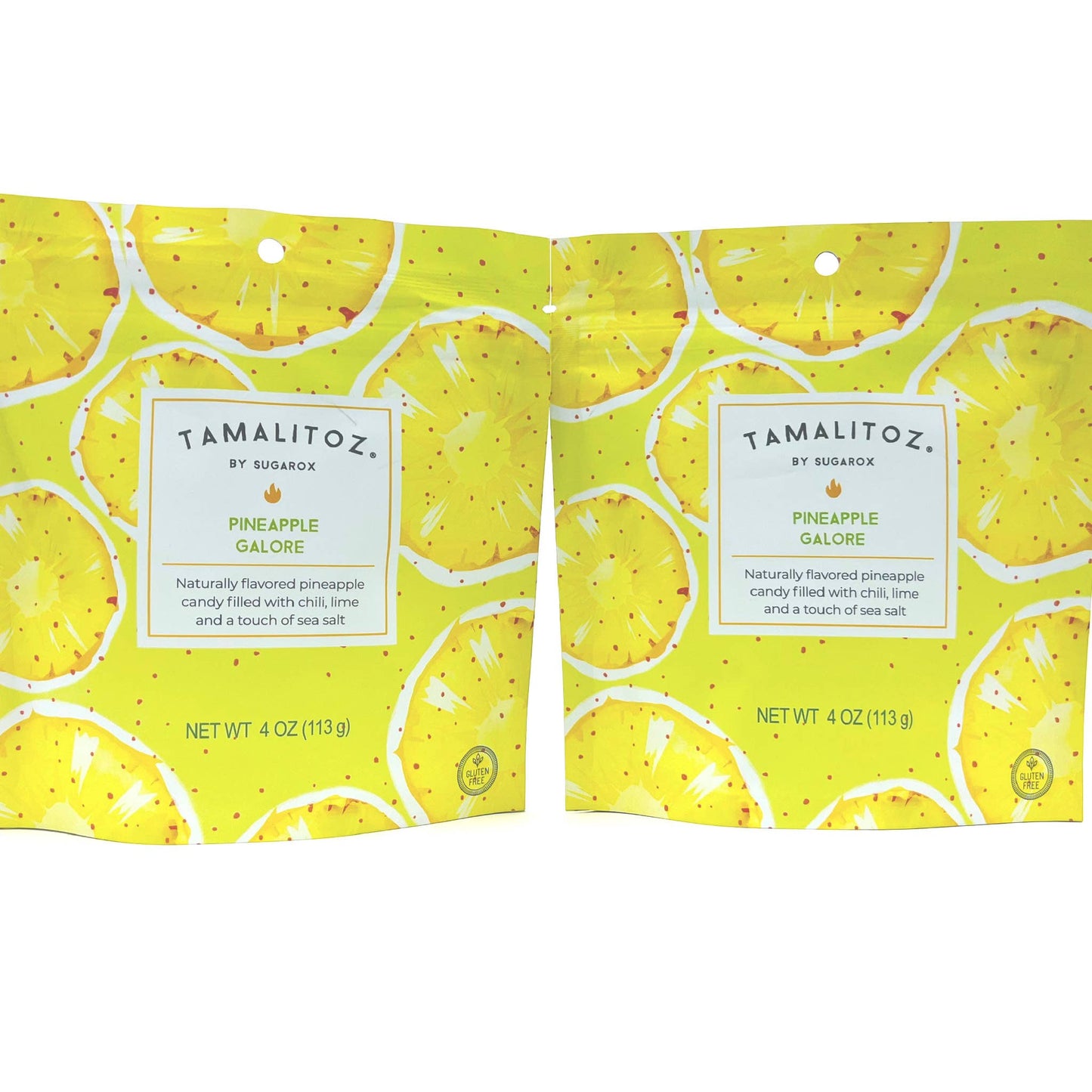 Sugarox Candy Studio LLC - PINEAPPLE GALORE TAMALITOZ CANDY 12CT