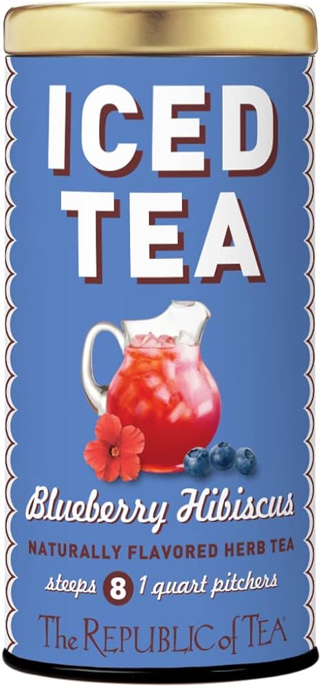 Blueberry Hibiscus Iced Tea