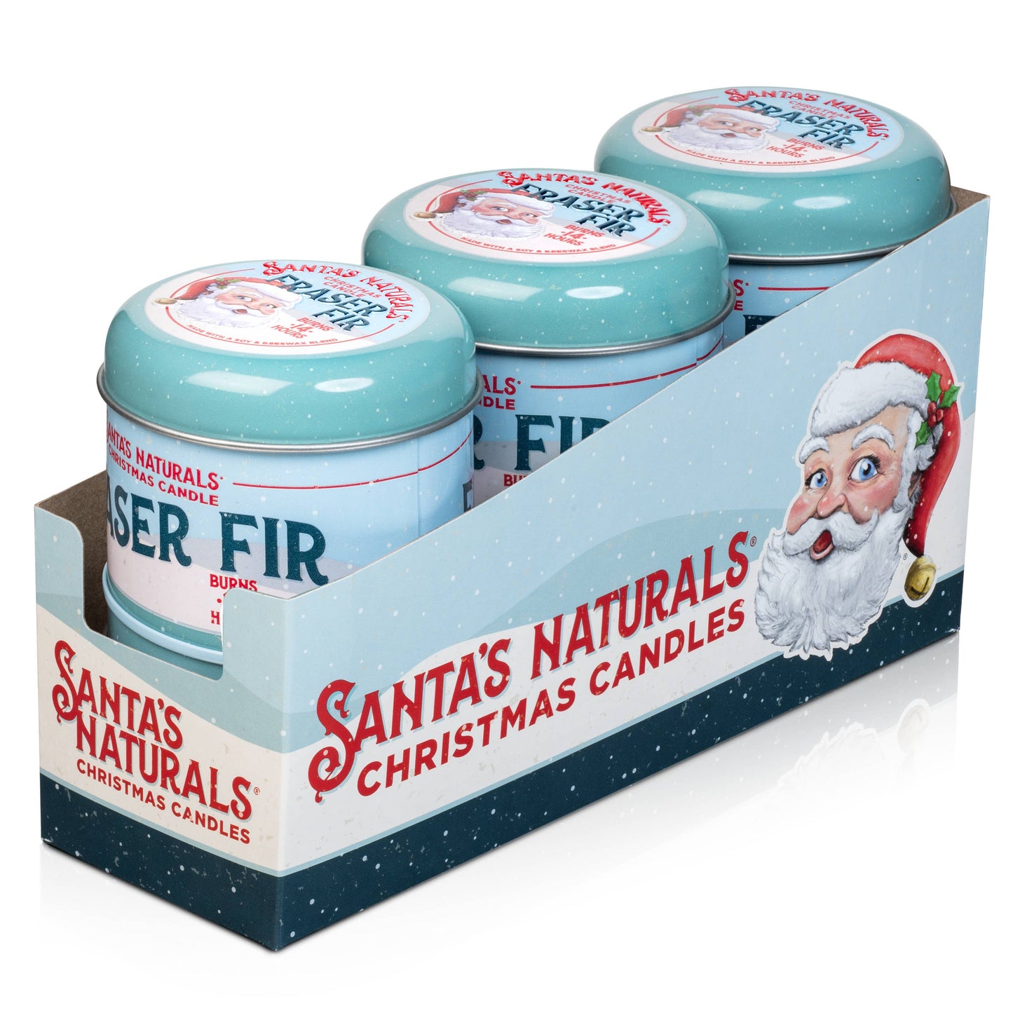 Santa's Naturals - Christmas Candle in Fraser Fir 3.5oz Mini Candles ($4 each)