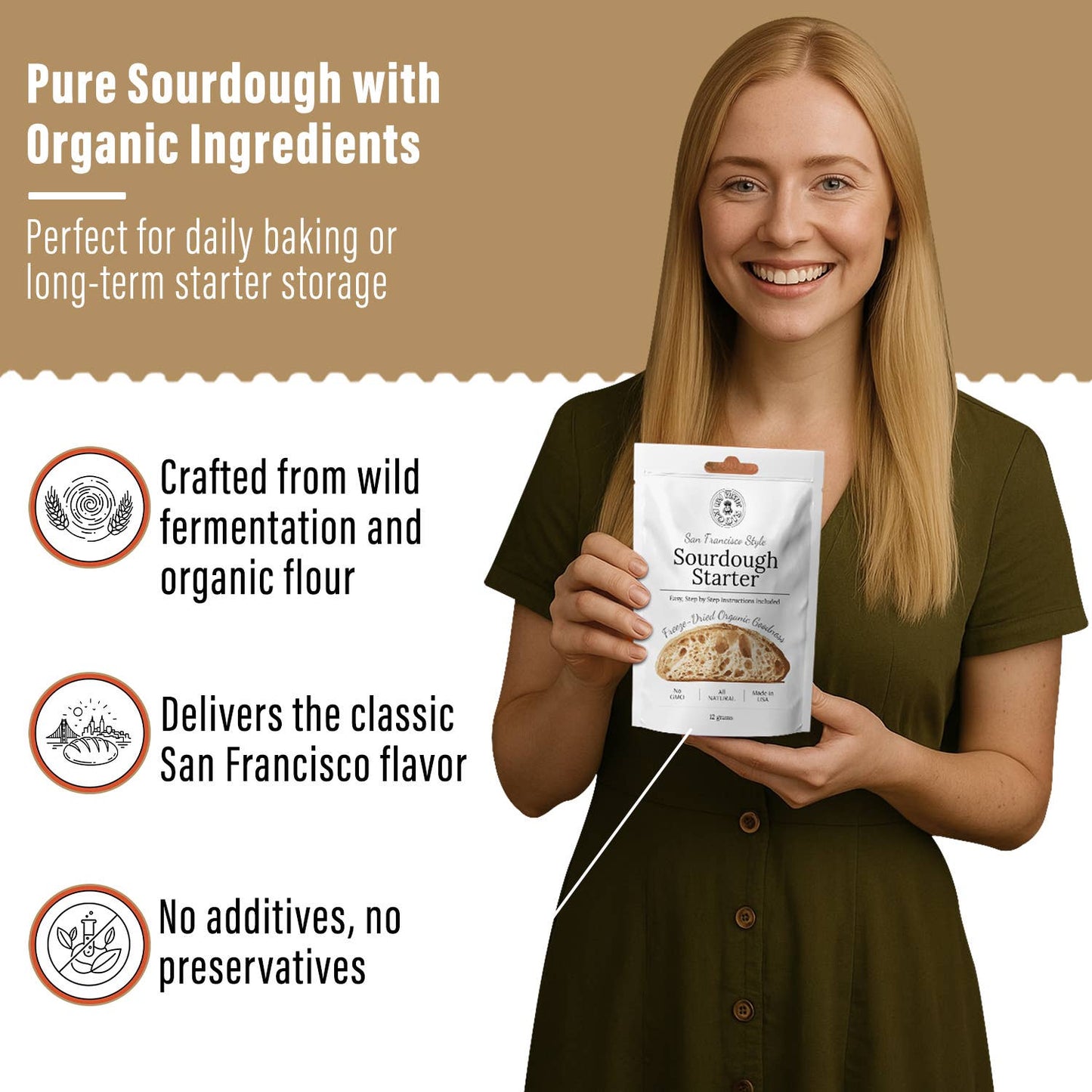 My Rustic Roots - Original Sourdough Starter Culture - Bestseller