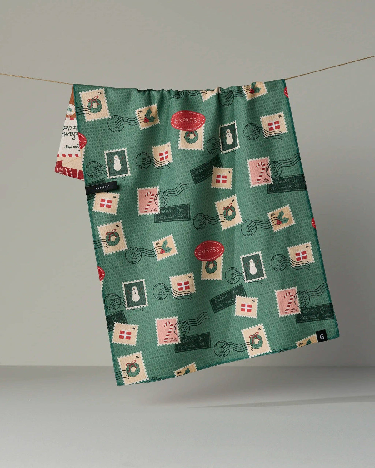 Merry Mail Luxe Kitchen Towel - Holiday 2026