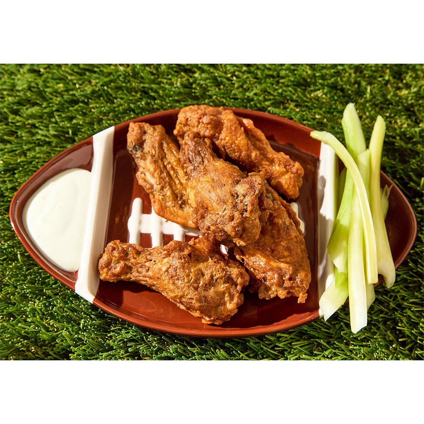 Football Sectional Serving Platter