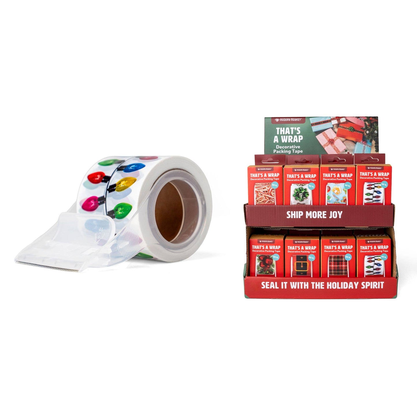 DM Merchandising - Christmas That's A Wrap Decorative Packing Tape
