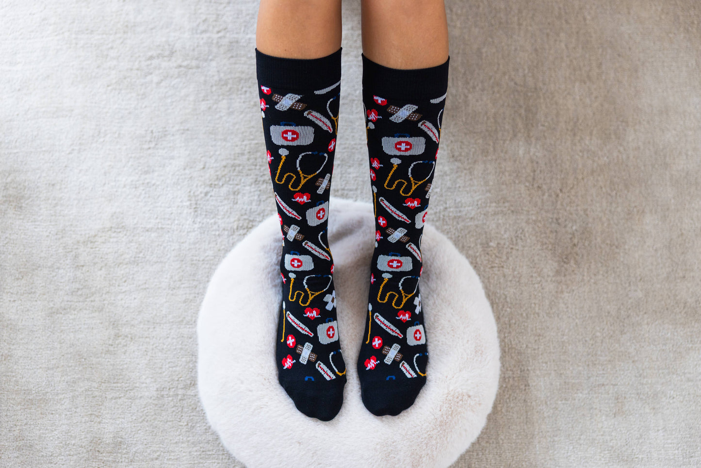 Living Royal - Compression Socks (15-20mmHg) - Emergency Room - Black