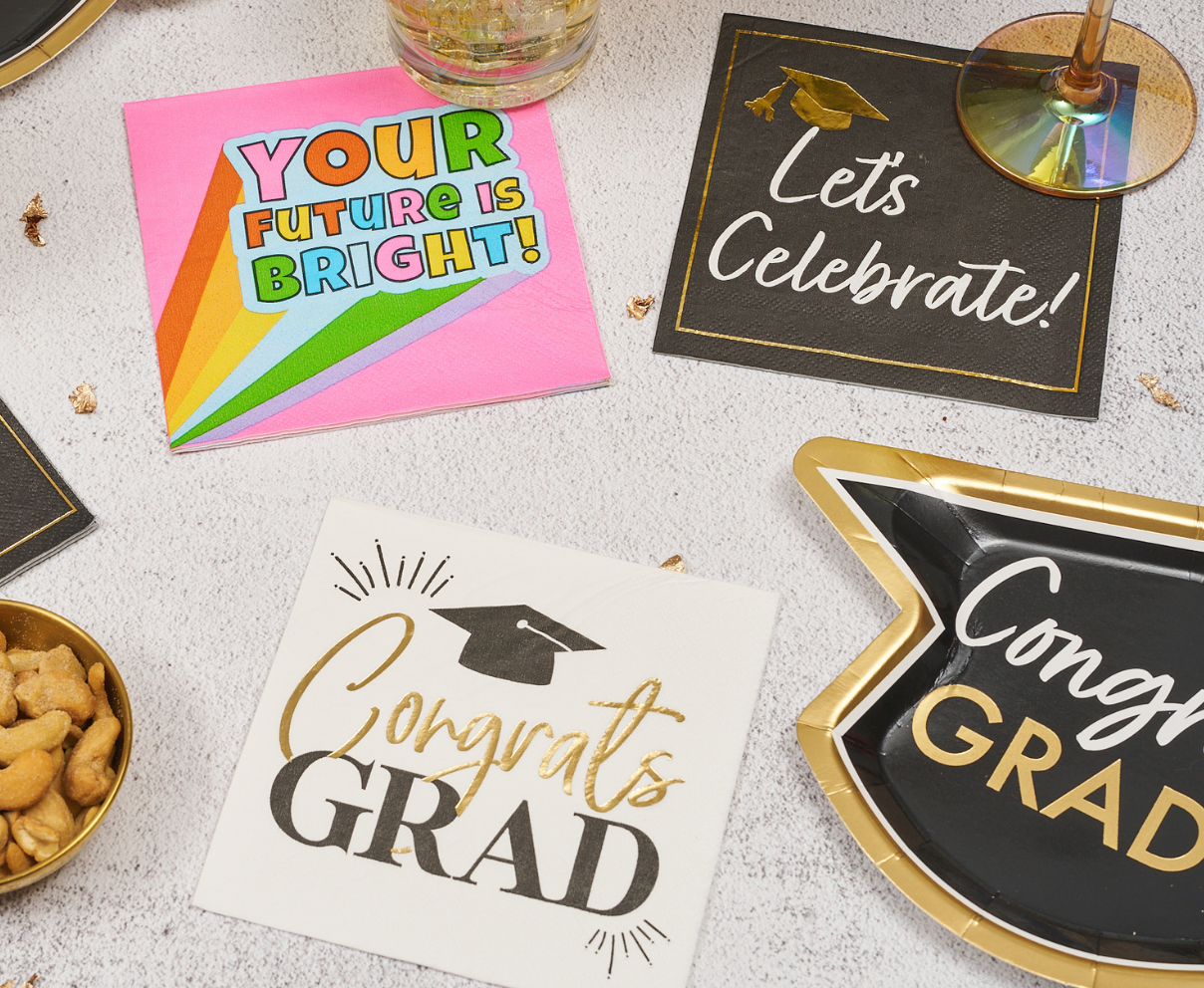 Sophistiplate - Congrats Grad Cocktail Napkins /26pk