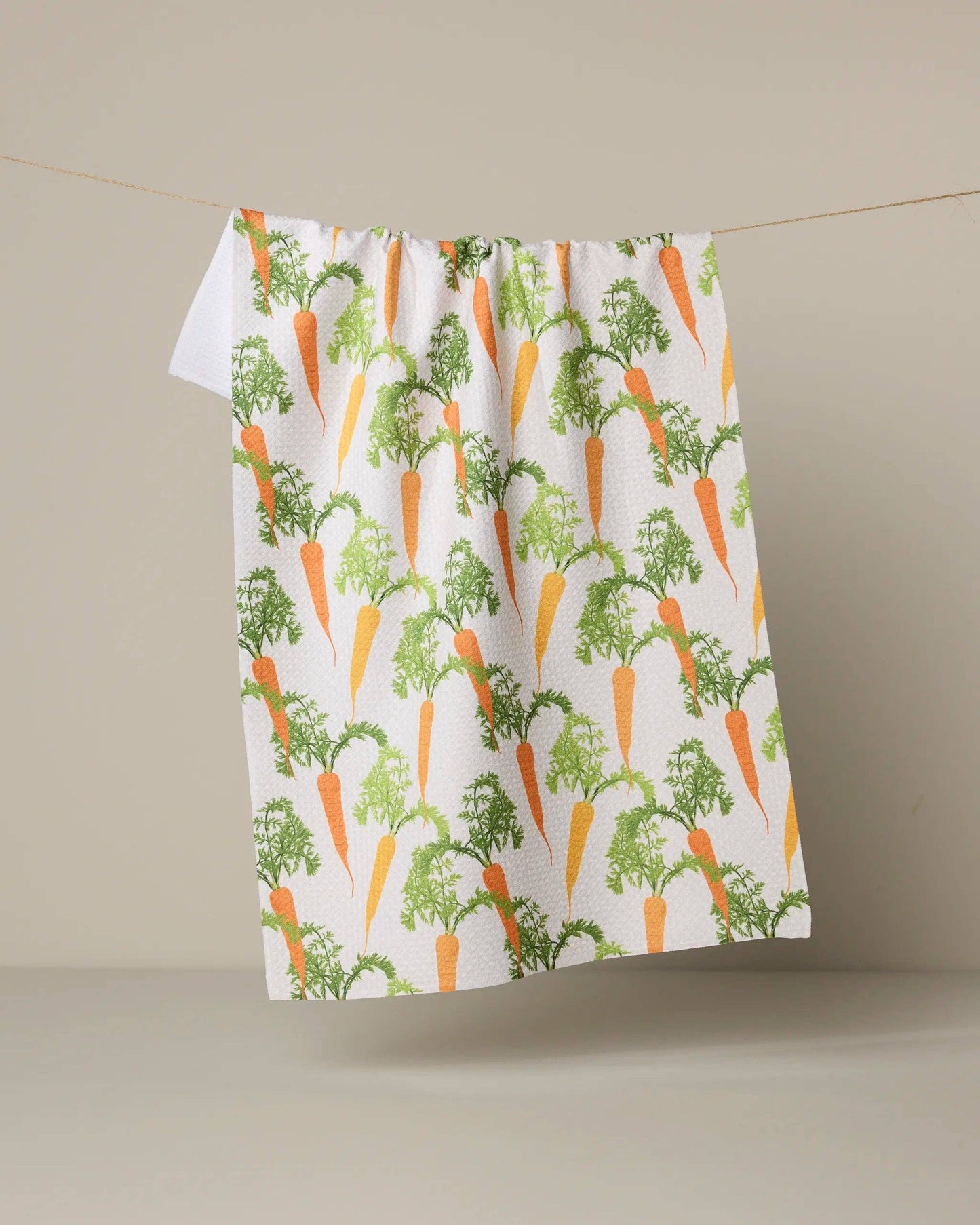 Geometry - Happy Carrots Tea Towel