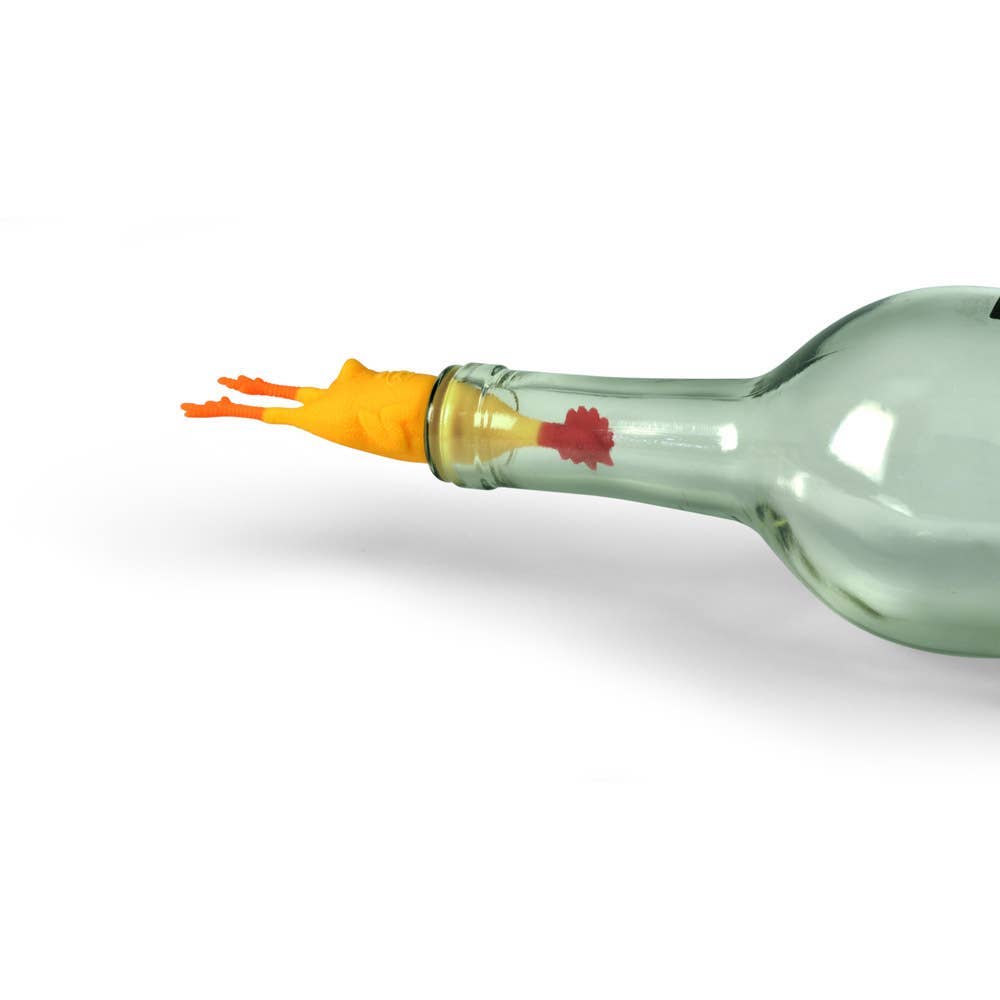 Fred & Friends - Coq Au Vin - Rubber Chicken Wine Stopper