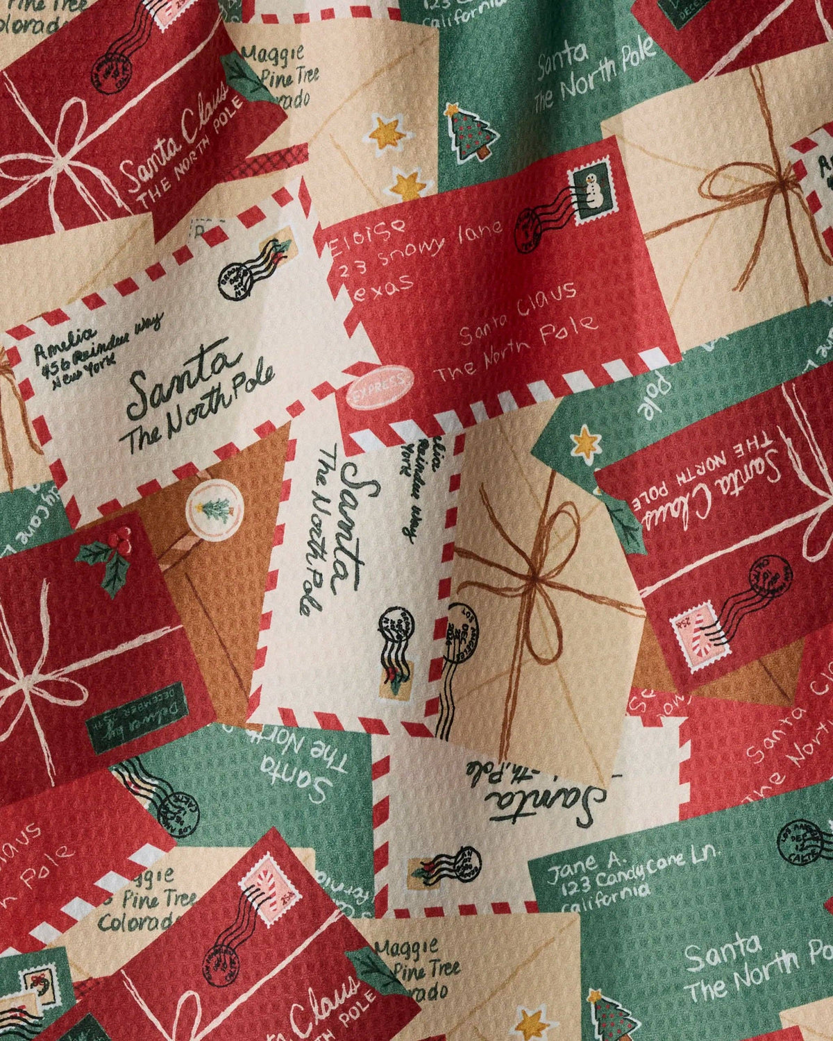 Merry Mail Luxe Kitchen Towel - Holiday 2026