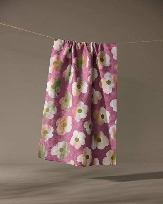 Brushed Bouquet Tea Towel