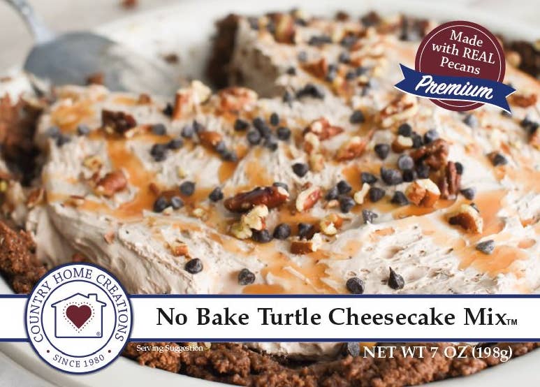 Country Home Creations - No Bake Turtle Cheesecake Mix