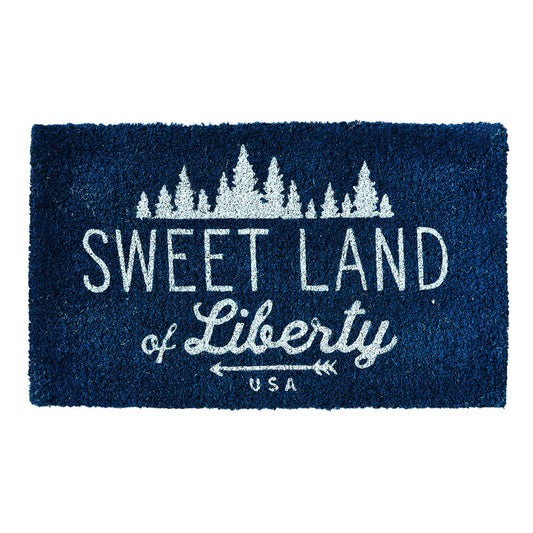 Sweet Land Coir Mat Cobalt