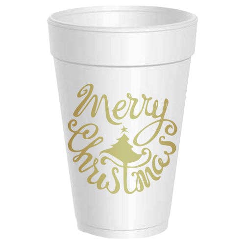 Merry Christmas Swirl Tree - 10 pack