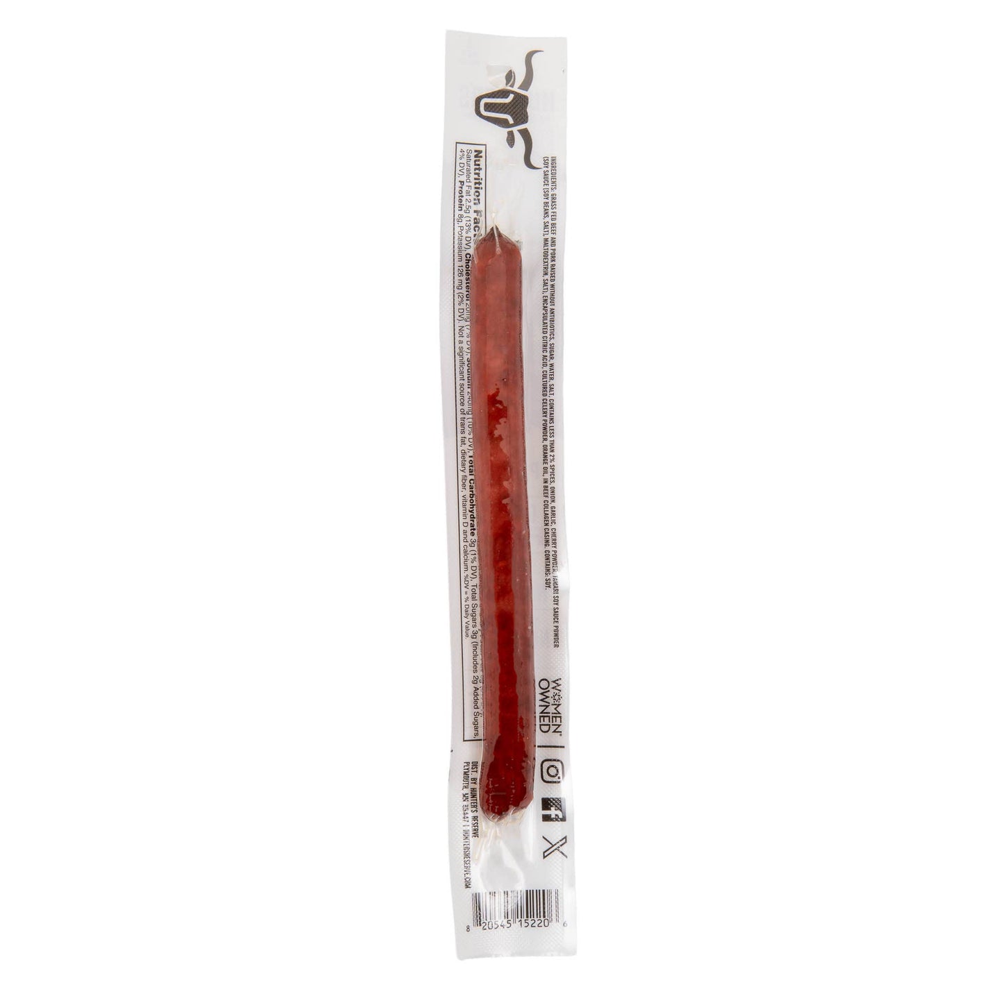 Hunter's Reserve - Teriyaki Grass Fed Beef Meat Stick