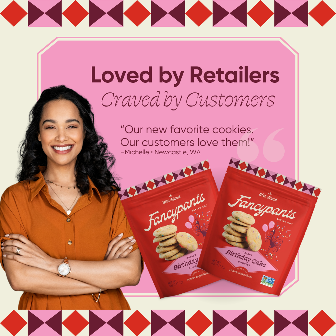 Birthday Cake Cookies | Premium Snacks | 12 pack | 5oz