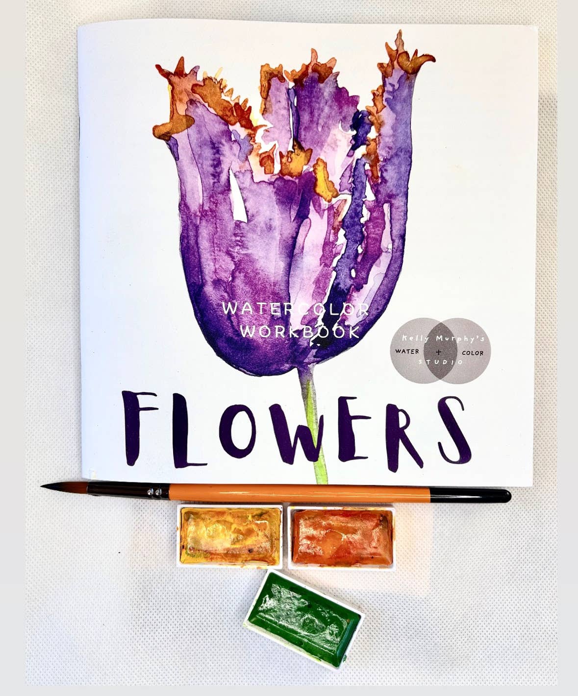 Flowers Watercolor Workbook 