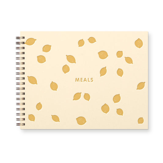 Lemon Pattern Meal Planner