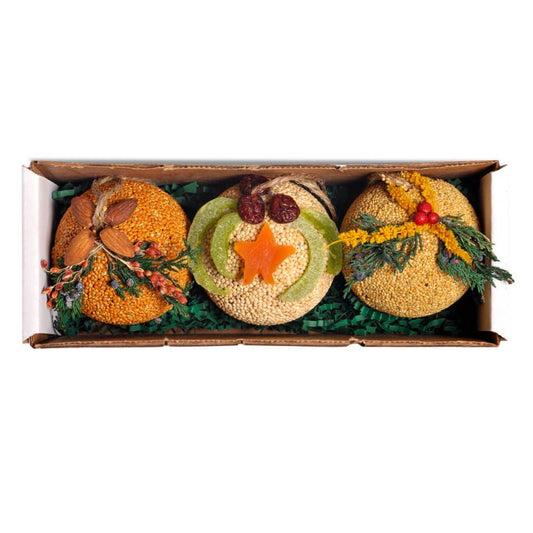 Fruit Ornament Trio
