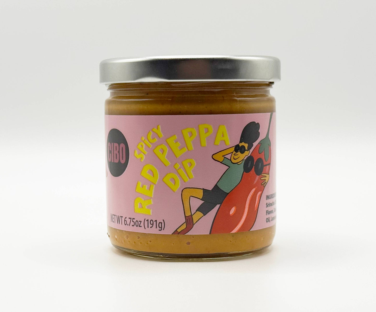 Stone Bank Foods - Spicy Red Peppa 6.75 oz - Hummus Based Dip