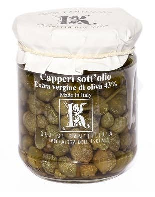 Capers in Extra Virgin Olive Oil by Kazzen