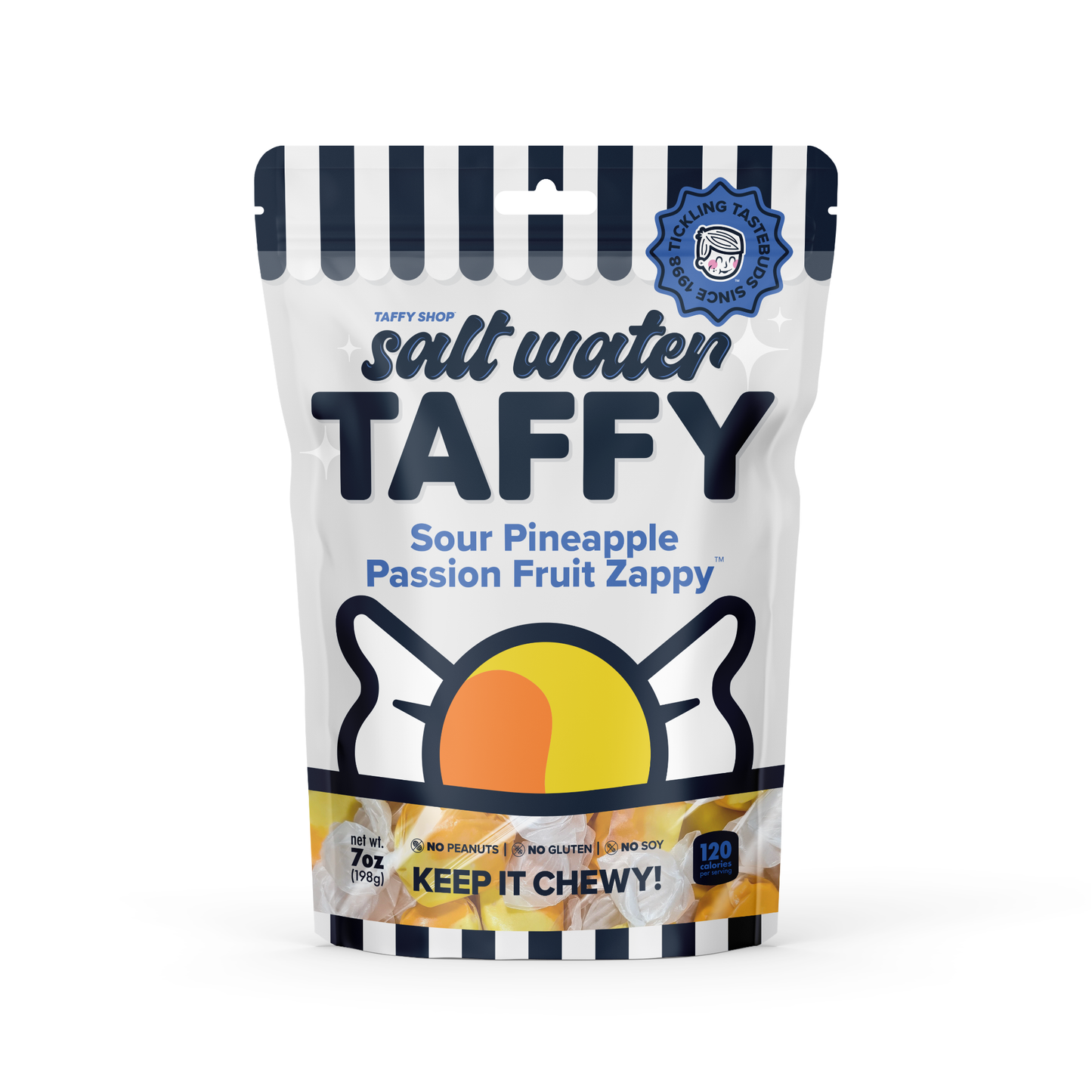 Sour Pineapple Passion Zappy™ Taffy