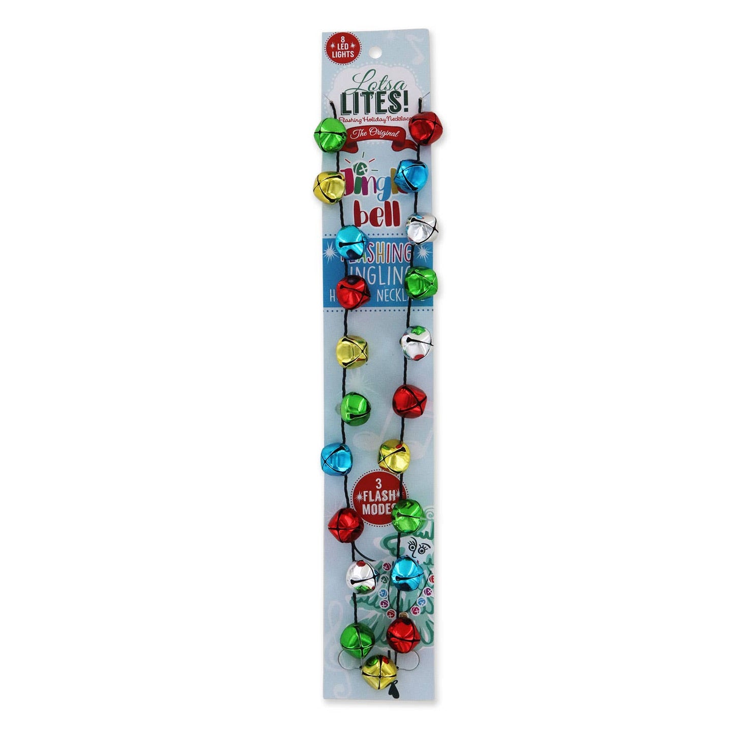 DM Merchandising - Lotsa Lites! Jingle Bell Flashing Necklace
