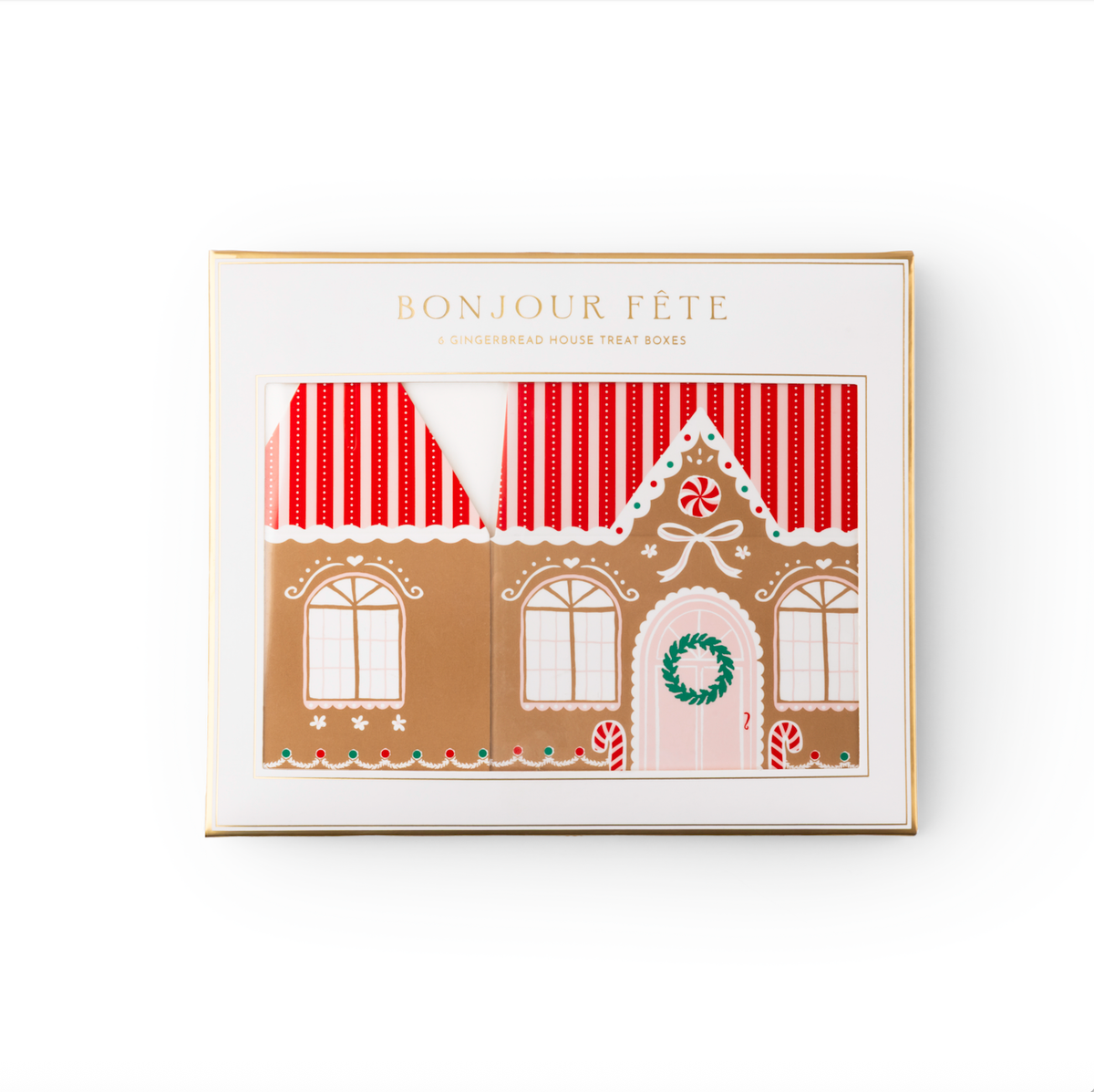 SWEET GINGERBREAD HOUSE COOKIE BOXES