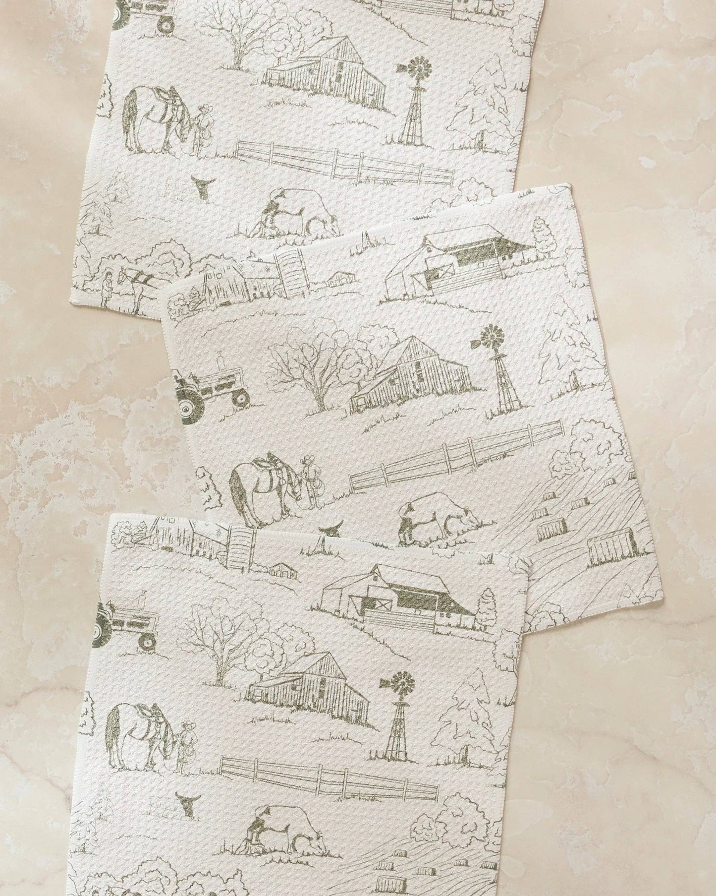 Farmyard Dishcloth Set
