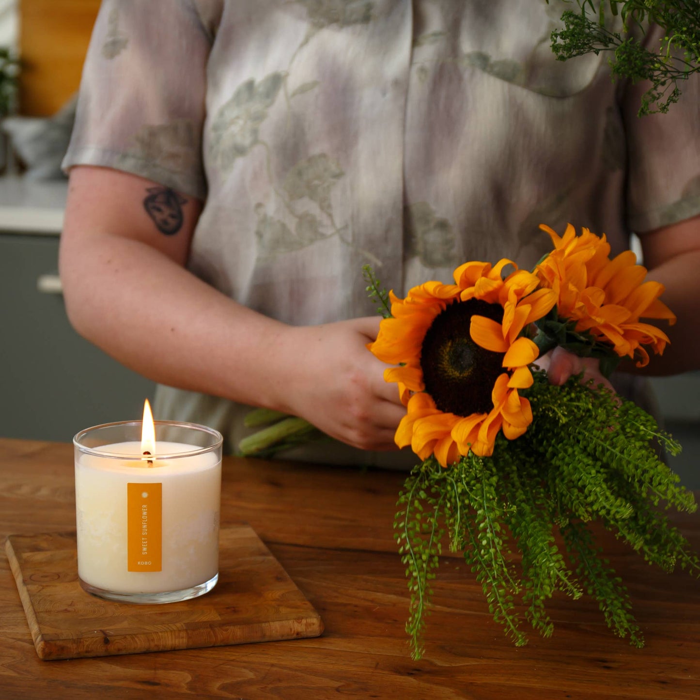 KOBO - Sweet Sunflower - Plant the Box Candle - 9oz.