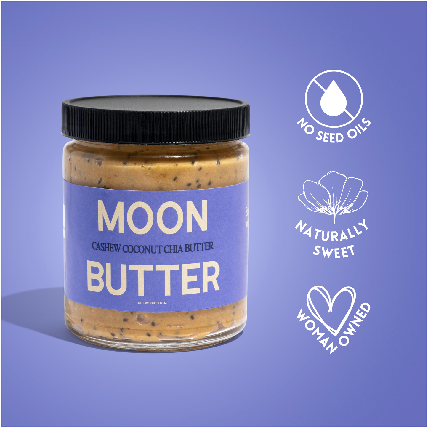 Cashew Coconut Chia Butter